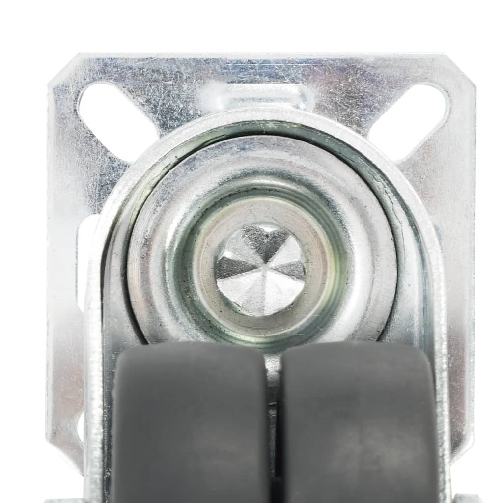 vidaXL Ρόδες Περιστρεφόμενες Διπλές 8 τεμ. 50 χιλ.