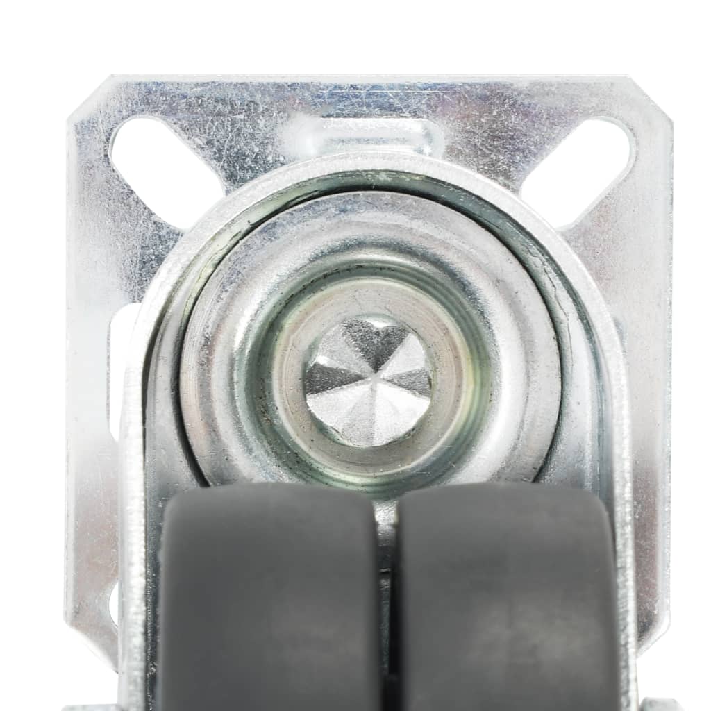 vidaXL Ρόδες Περιστρεφόμενες Διπλές 12 τεμ. 50 χιλ.