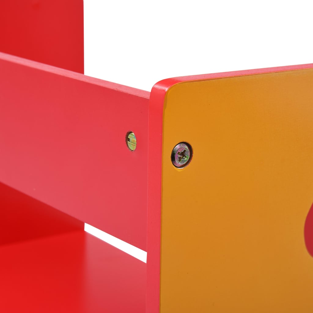 vidaXL Καρέκλα και Τραπέζι Παιδικά Σετ 3 Τεμ. Σχέδιο Πυροσβεστική Ξύλο