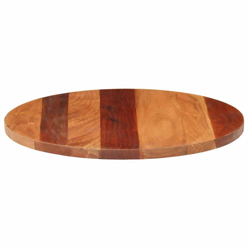 vidaXL Επιφάνεια Τραπεζιού Στρογγυλή 25-27 χιλ. 50 εκ. Ξύλο Ακακίας