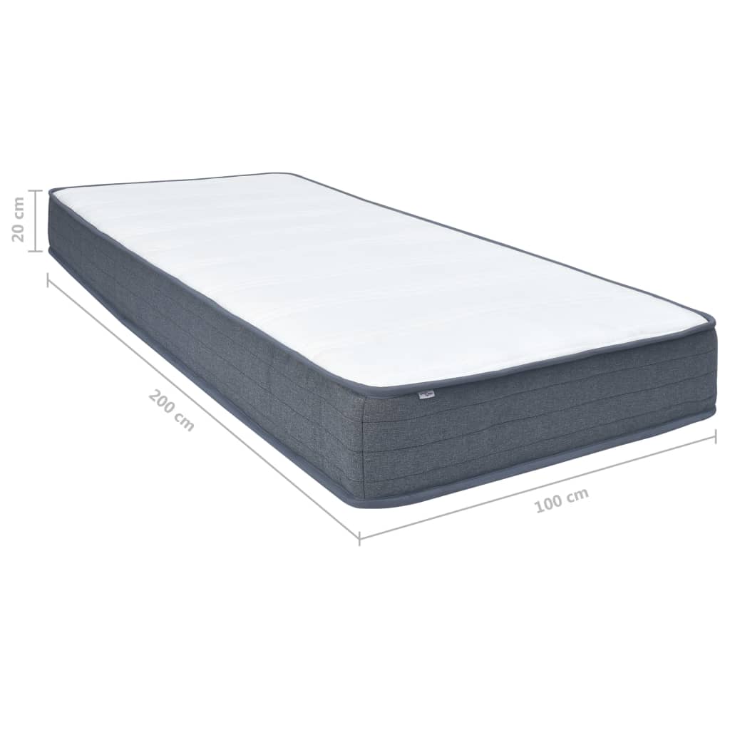 vidaXL Στρώμα για Κρεβάτι Boxspring 200 x 100 x 20 εκ.