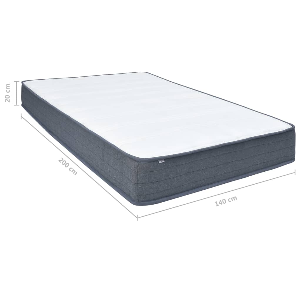 vidaXL Στρώμα για Κρεβάτι Boxspring 200 x 140 x 20 εκ.