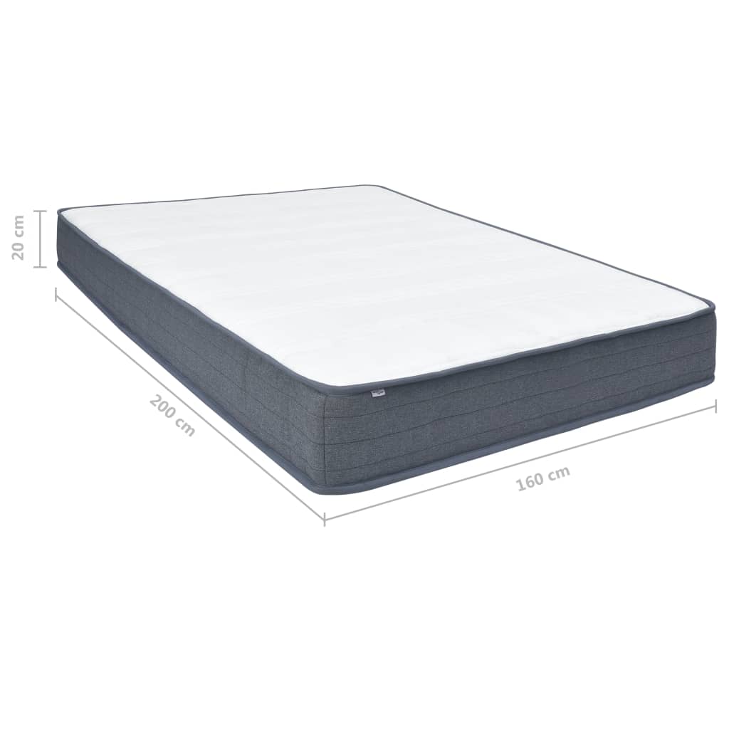 vidaXL Στρώμα για Κρεβάτι Boxspring 200 x 160 x 20 εκ.