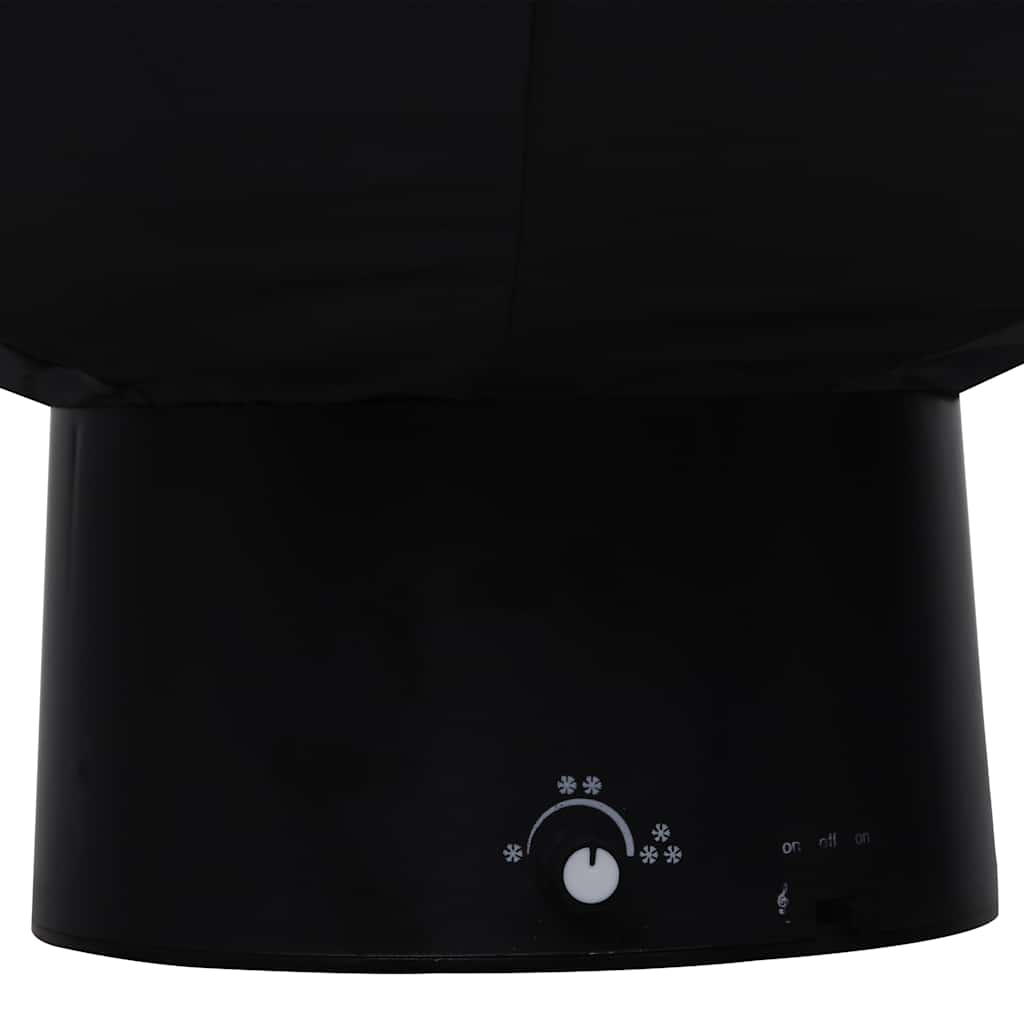 vidaXL Χριστουγεννιάτικο Δέντρο που Χιονίζει Μαύρο 75 εκ. PVC με Βάση