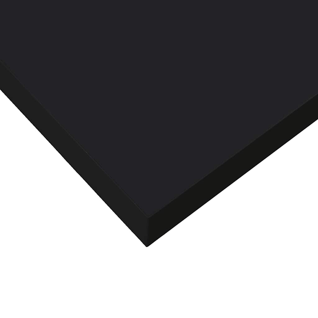 vidaXL Ράφι Τοίχου Γυαλιστερό Μαύρο 120x23,5x3,8 εκ. MDF