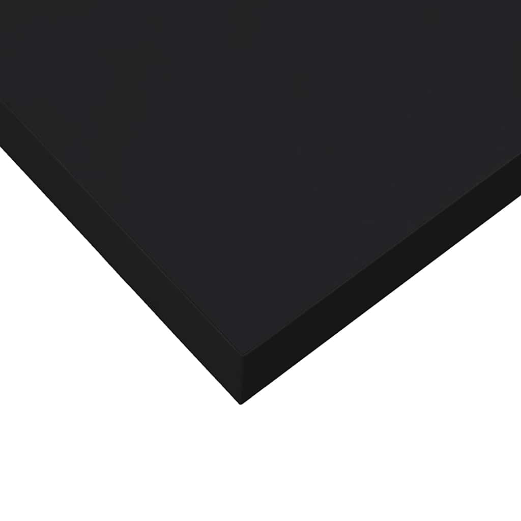 vidaXL Ράφι Τοίχου Μαύρο 23x23,5x3,8 εκ. MDF