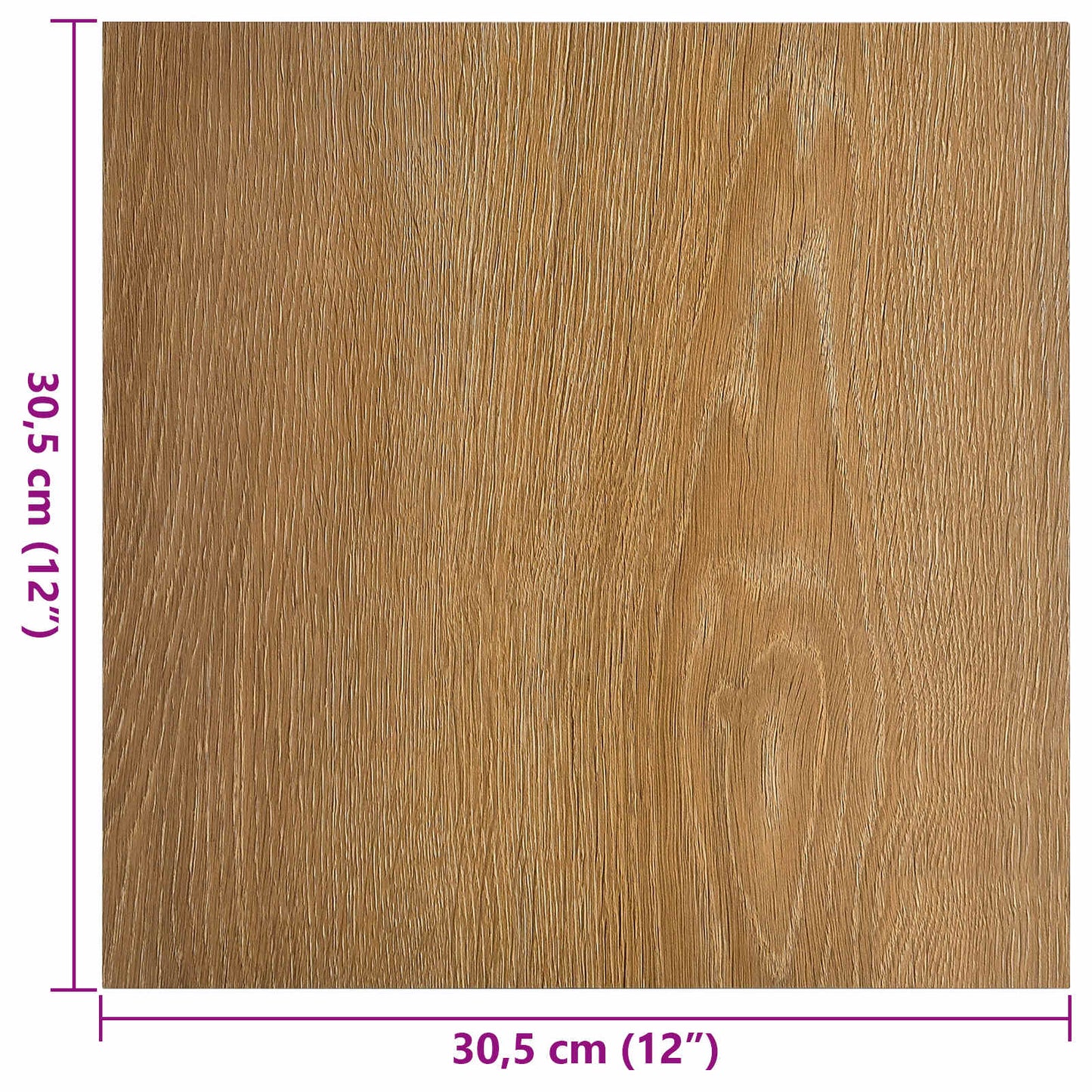 vidaXL Πλάκες Δαπέδου 55 pcs Καφέ 5,11 τ.μ. PVC
