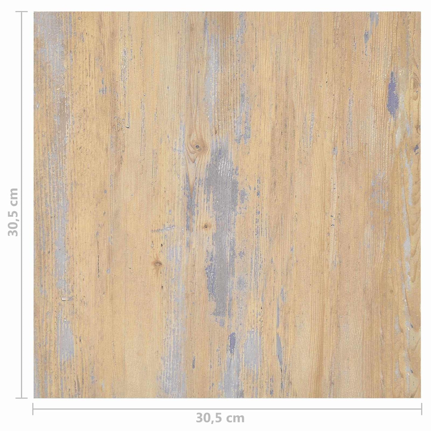 vidaXL Πλάκες Δαπέδου Καφέ και Γκρίζο 5,11 τ.μ. 55 τμχ. PVC