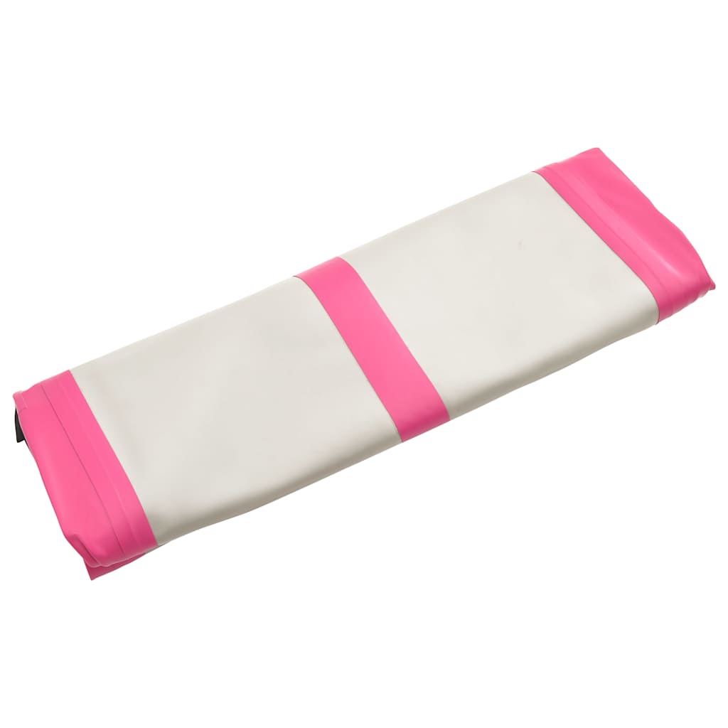 vidaXL Στρώμα Ενόργανης Φουσκωτό Ροζ 800 x 100 x 20 εκ. PVC με Τρόμπα
