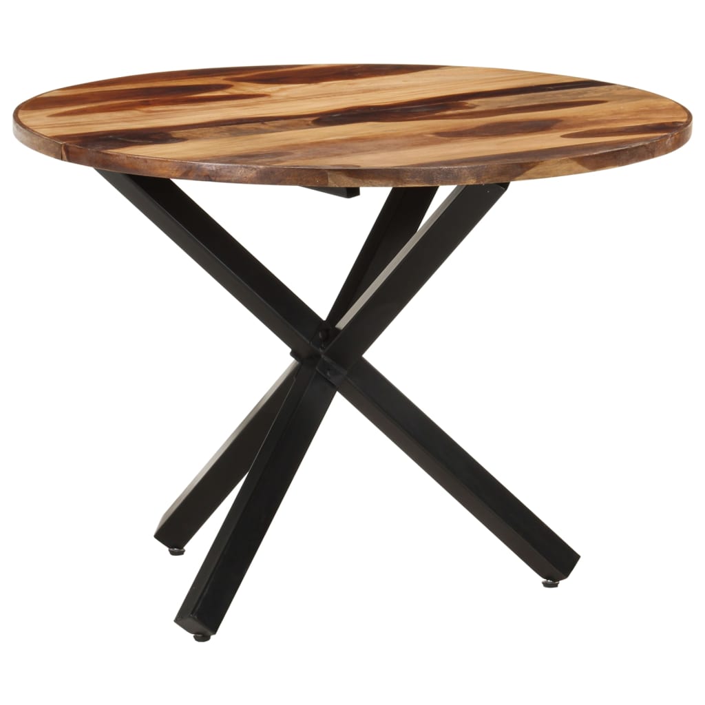 vidaXL Τραπεζαρία 100 x 100 x 75 εκ. Ξύλο Ακακίας & Μελί Φινίρισμα