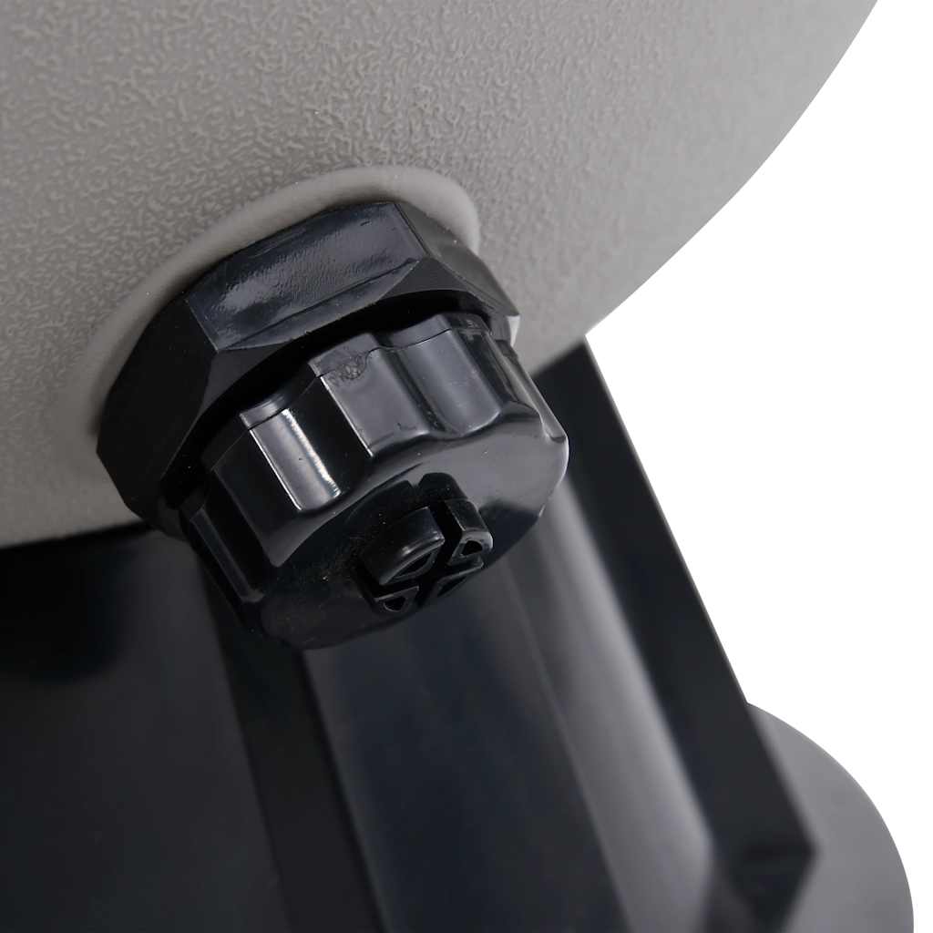 vidaXL Φίλτρο Άμμου Πισίνας με Βαλβίδα 6 Θέσεων Γκρι