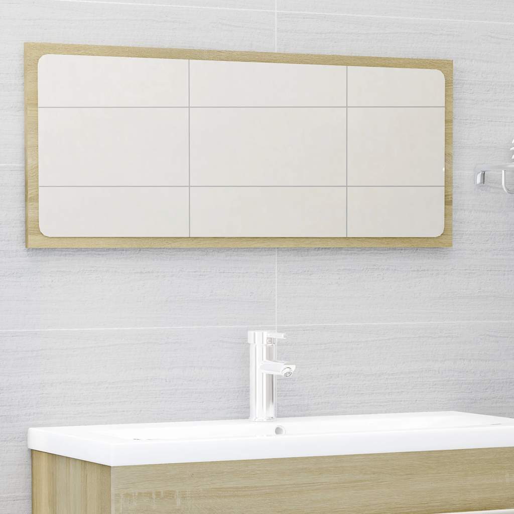 vidaXL Σετ Επίπλων Μπάνιου 2 Τεμαχίων Sonoma Δρυς από Μοριοσανίδα