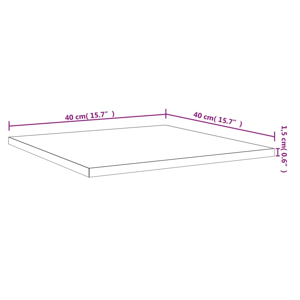 vidaXL Ράφια Βιβλιοθήκης 8 τεμ. Γυαλ. Μαύρο 40x40x1,5 εκ. Επεξ.Ξύλο