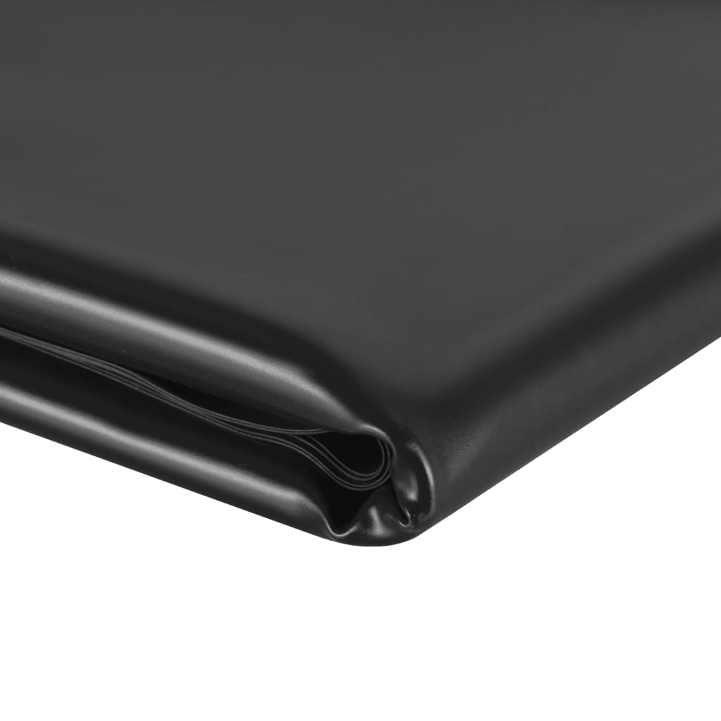 vidaXL Μεμβράνη Λίμνης Μαύρη 2x 1 μ. / 0,5 χιλ. από PVC