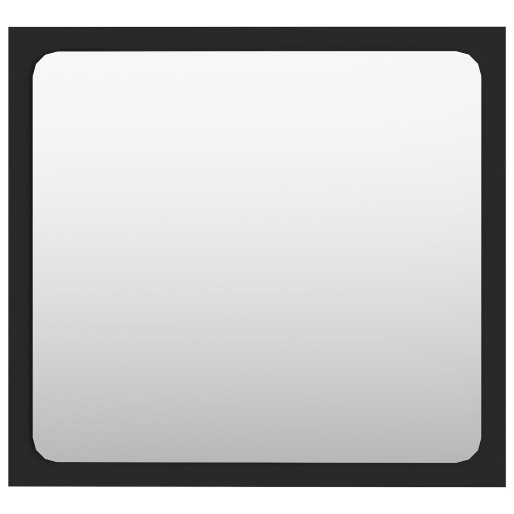 vidaXL Σετ Επίπλων Μπάνιου Μαύρο από Μοριοσανίδα