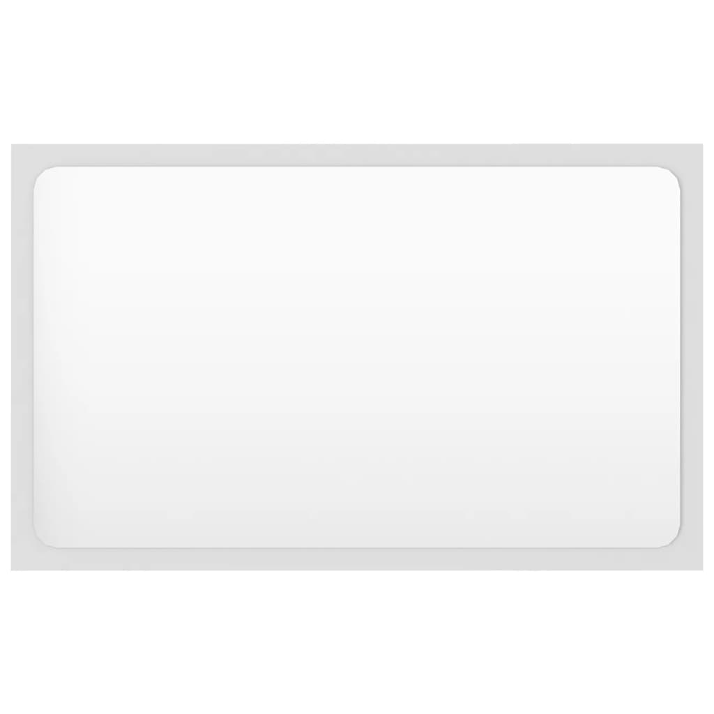 vidaXL Σετ Επίπλων Μπάνιου Λευκό από Επεξεργασμένο Ξύλο