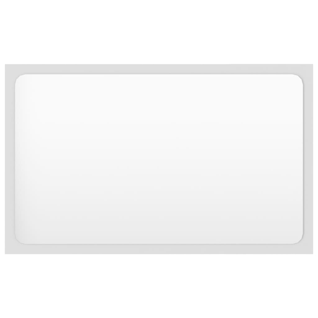 vidaXL Σετ Επίπλων Μπάνιου Λευκό από Επεξ. Ξύλο