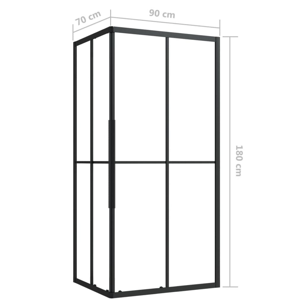vidaXL Καμπίνα Ντουζιέρας 90 x 70 x 180 εκ. από ESG