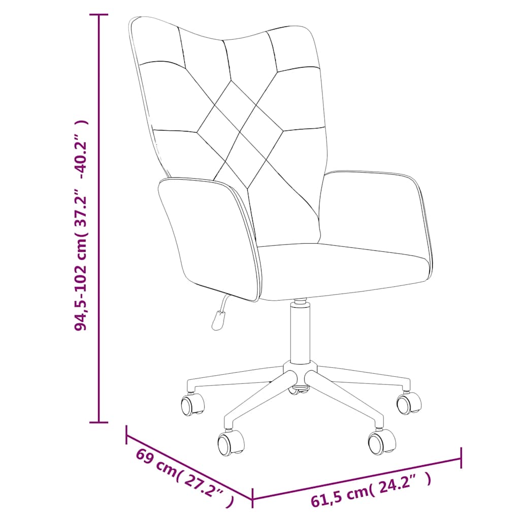 vidaXL Πολυθρόνα Relax Σχέδιο Patchwork Υφασμάτινη