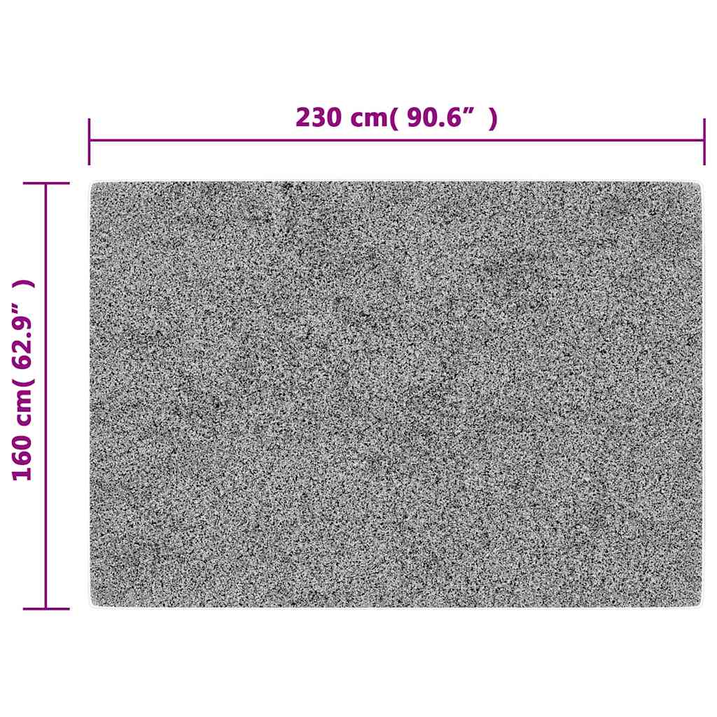vidaXL Χαλί Πλενόμενο Γκρι 160 x 230 εκ.