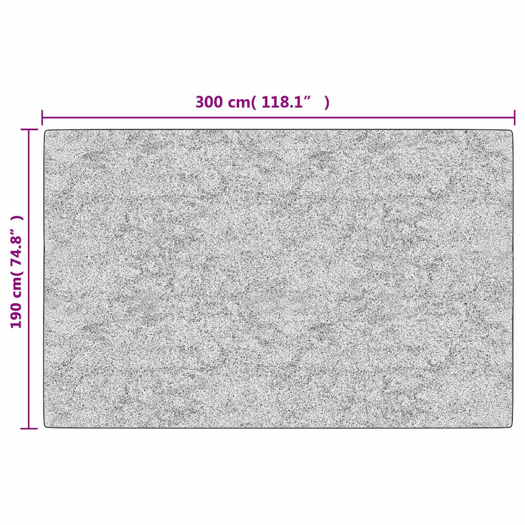 vidaXL Χαλί Πλενόμενο Μπεζ 190 x 300 εκ.