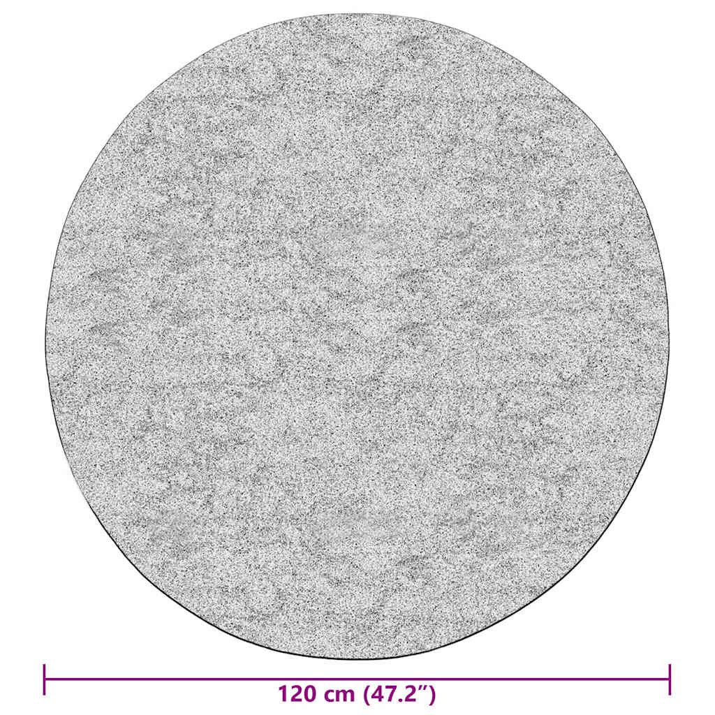 vidaXL Χαλί Πλενόμενο Αντιολισθητικό Πολύχρωμο Ø 120 εκ.