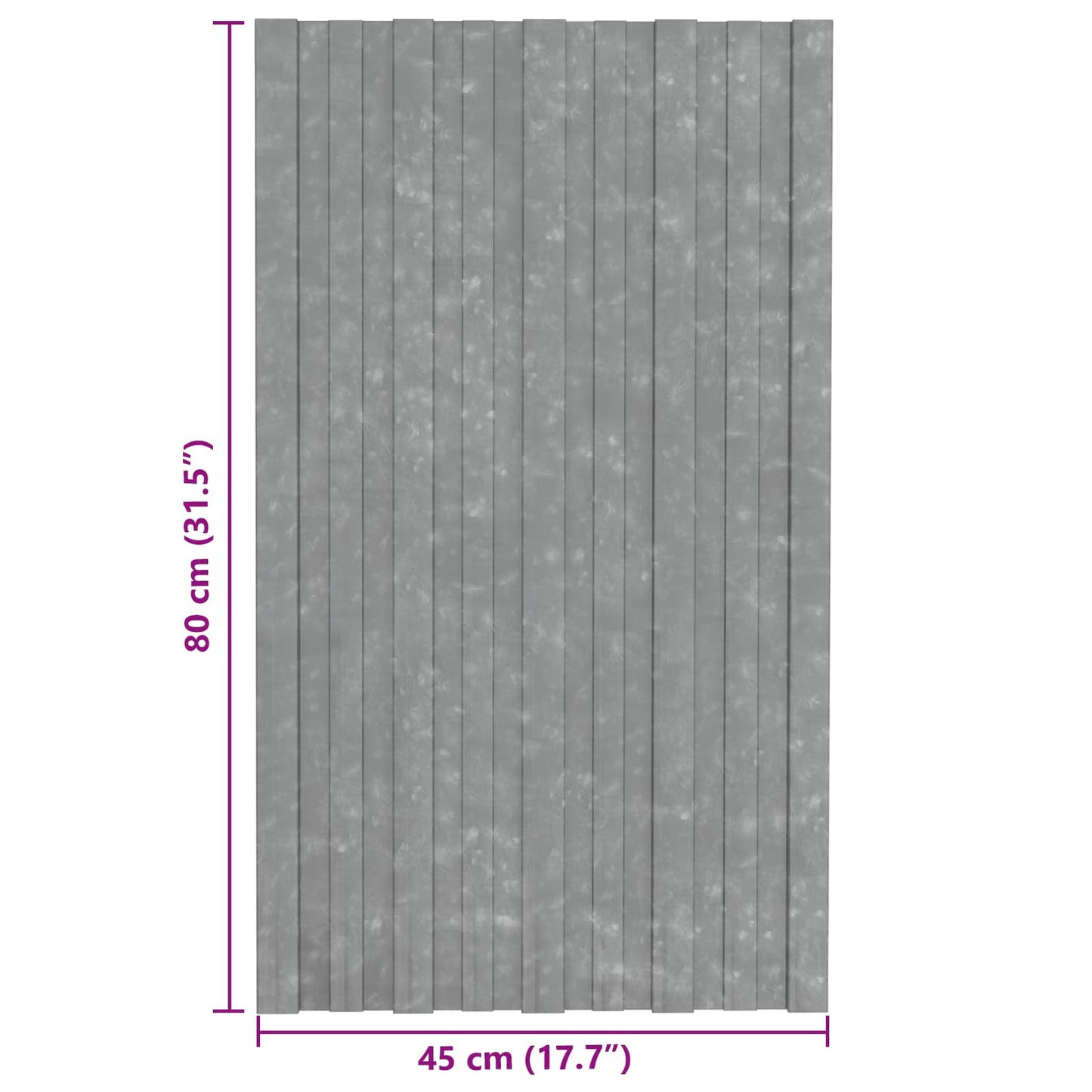 vidaXL Πάνελ οροφής 12 pcs Ασημί 80 x 45 cm Γαλβανισμένος χάλυβας