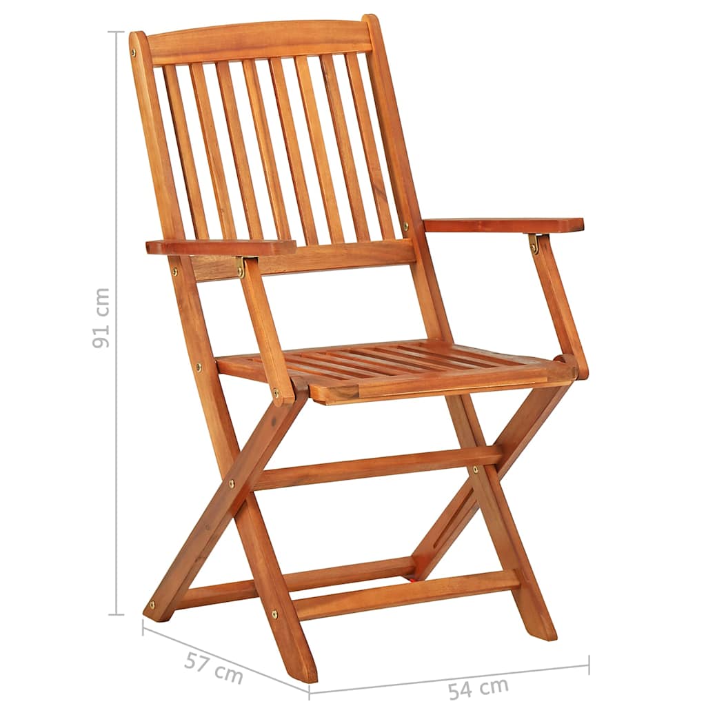 vidaXL Σετ Τραπεζαρίας Κήπου 13 Τεμαχίων 280x90x75 εκ. Μασίφ Ακακία