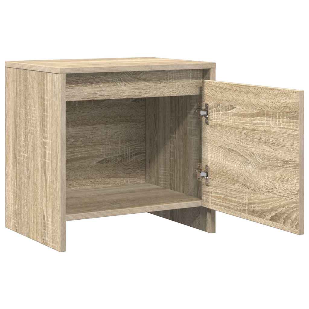 vidaXL Κομοδίνο Sonoma Δρυς 45x34x44,5 εκ. από Επεξεργασμένο Ξύλο