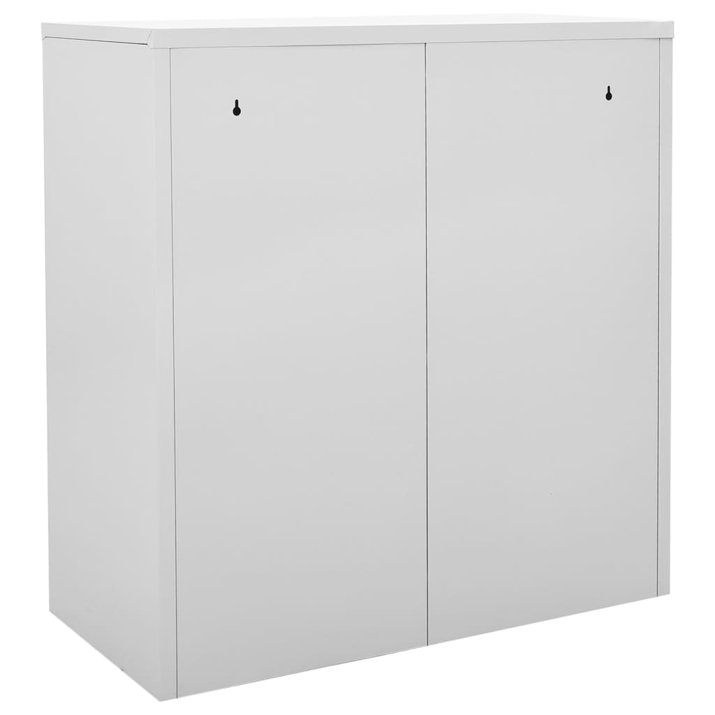 vidaXL Φοριαμοί 5 τεμ. Ανοιχτό Γκρι 90 x 45 x 92,5 εκ. Ατσάλινοι