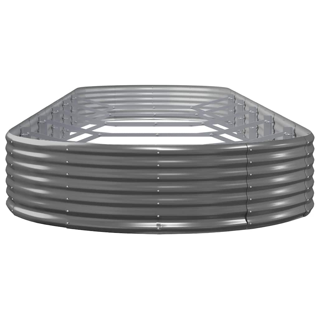 vidaXL Ζαρντινιέρα Ανθρακί 523x140x36εκ Γαλβανισμένος χάλυβας