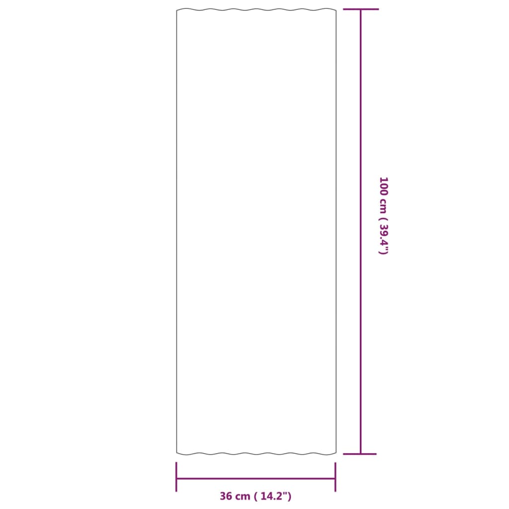 vidaXL Πάνελ Οροφής 12 τεμ. Πράσινα 100x36 εκ Γαλβανισμένος χάλυβας