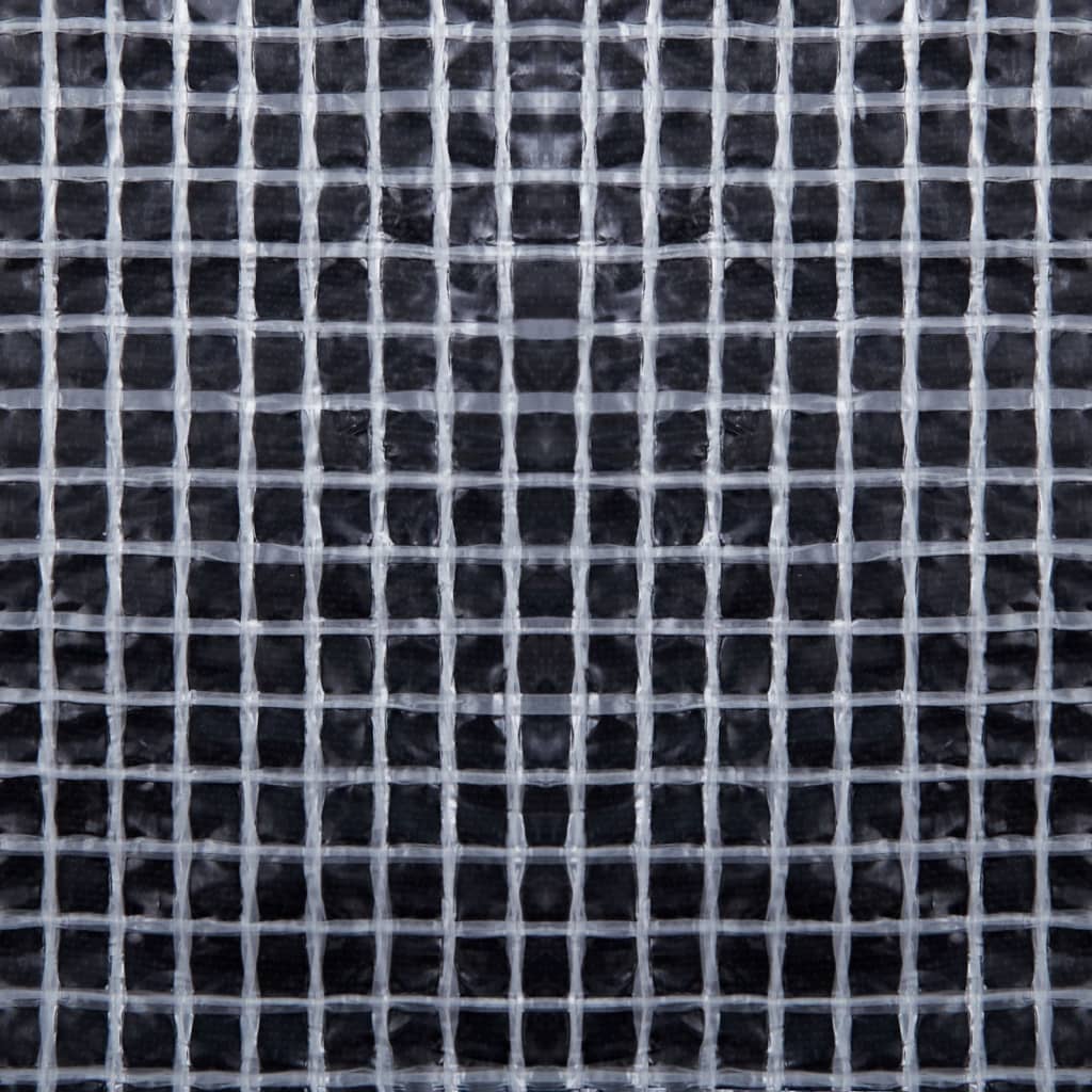 vidaXL Μουσαμάς με Ύφανση Leno Λευκός 6x12 μ. 140 γρ./μ²