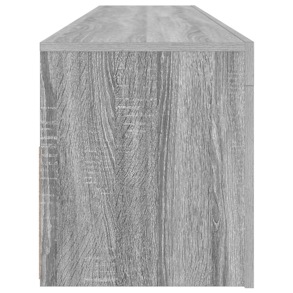 vidaXL Έπιπλο Τηλεόρασης με LED Γκρι Sonoma 120x35x40 εκ.