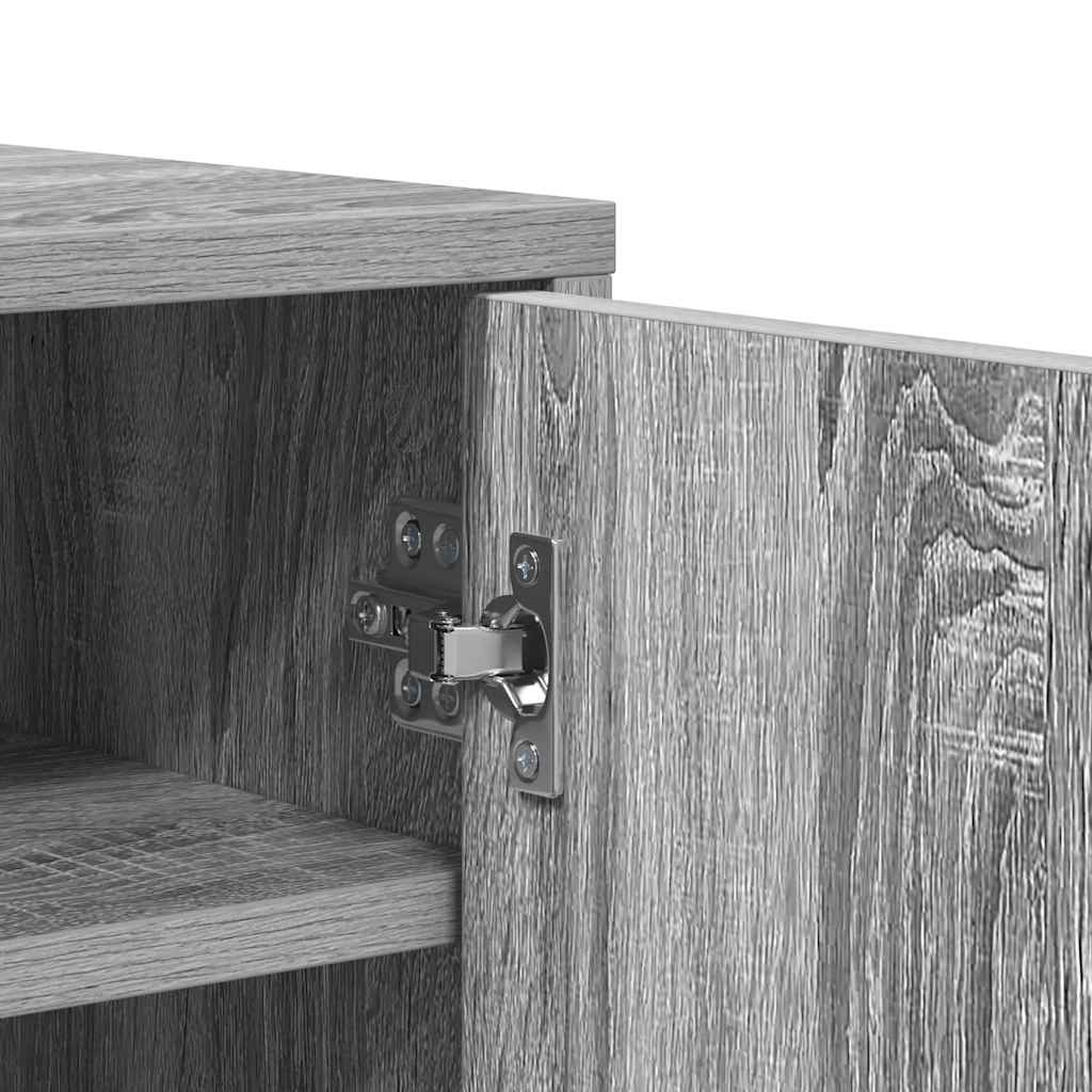 vidaXL Παπουτσοθήκη Γκρι Sonoma 60x35x70 εκ. από Επεξεργασμένο Ξύλο