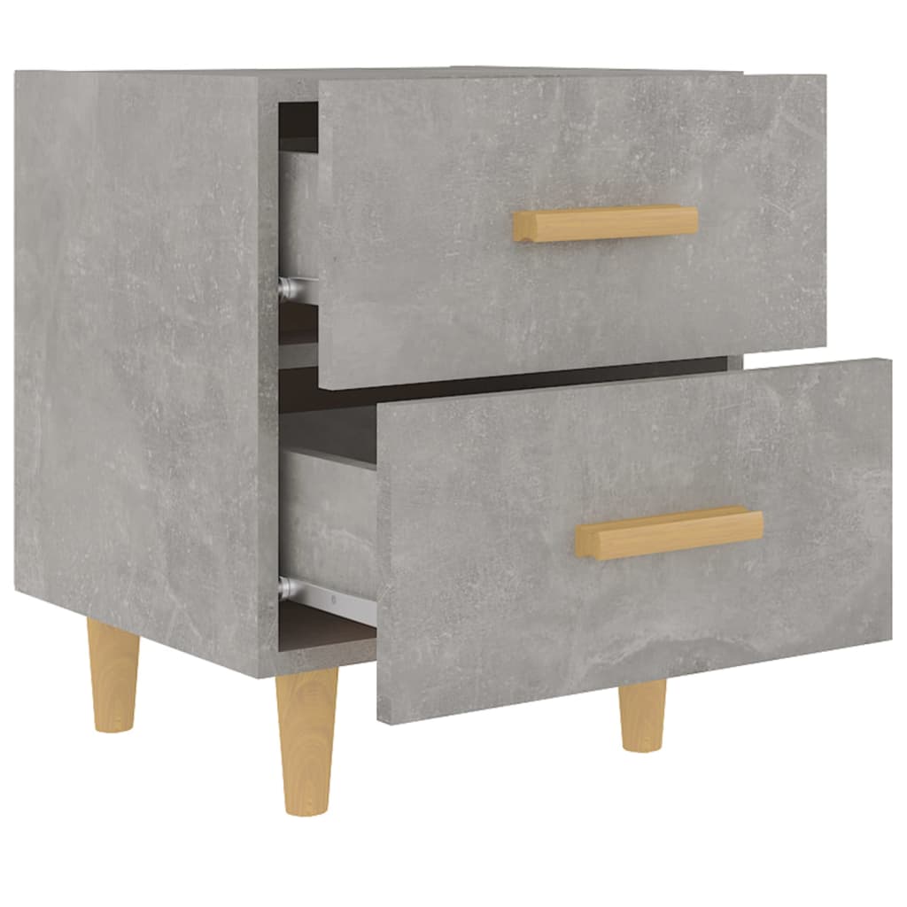 vidaXL Κομοδίνο Γκρι Σκυροδέματος 40 x 35 x 47,5 εκ.
