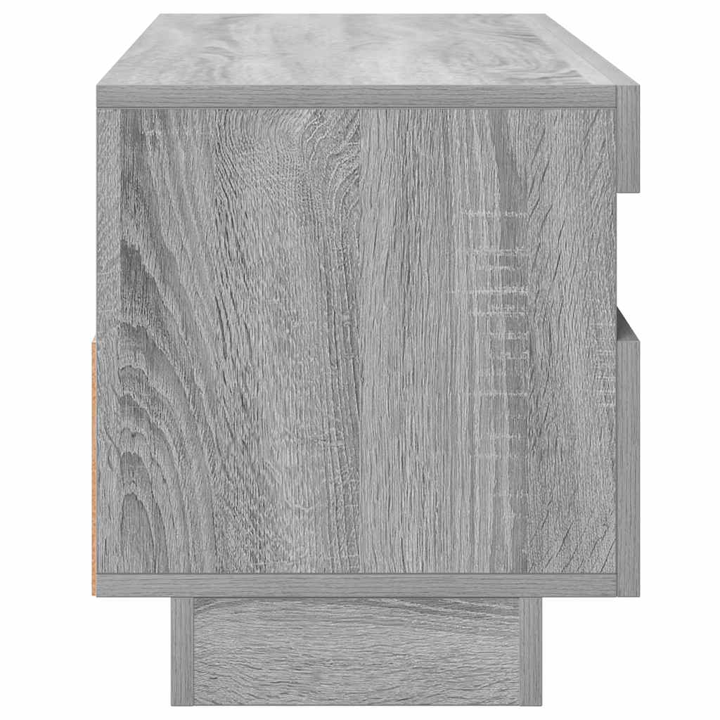 vidaXL Έπιπλο Τηλεόρασης με LED Γκρι Sonoma 100x35x40 εκ.