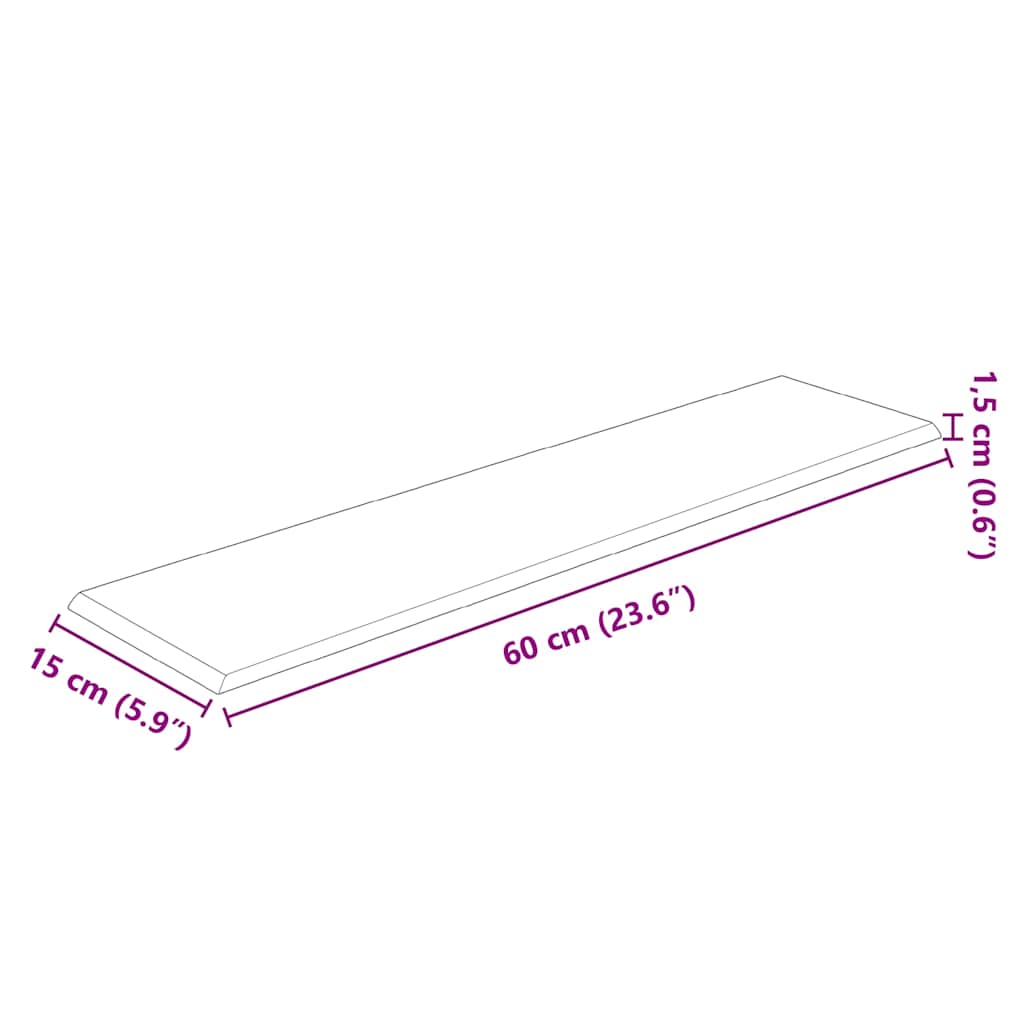 vidaXL Πάνελ Τοίχου 12 τεμ. Σκούρο Γκρι 60x15 εκ. 1,08 μ² Βελούδο