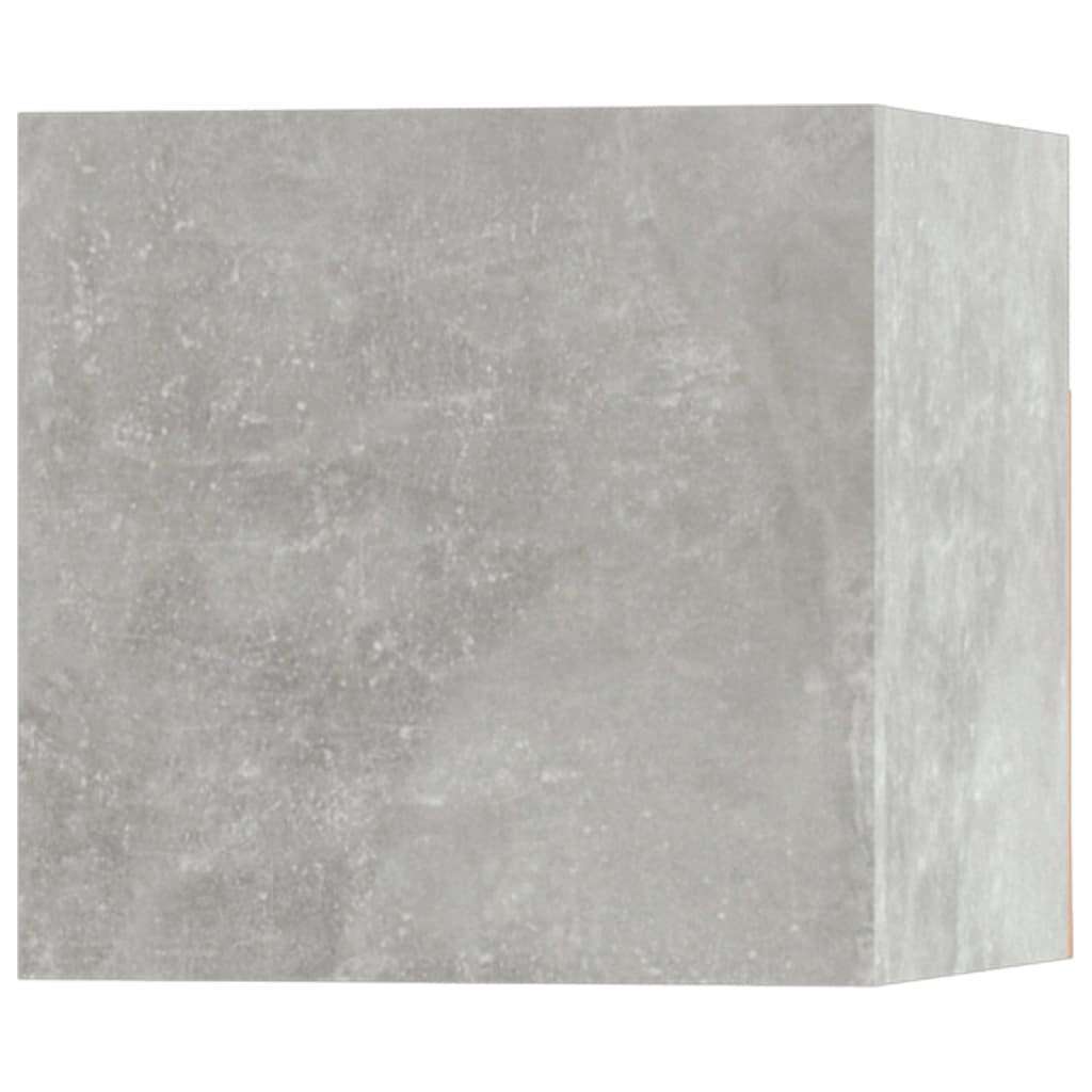 vidaXL Σετ Επίπλων Τηλεόρασης 5 Τεμαχίων Γκρι Σκυρ. Επεξεργασμένο Ξύλο