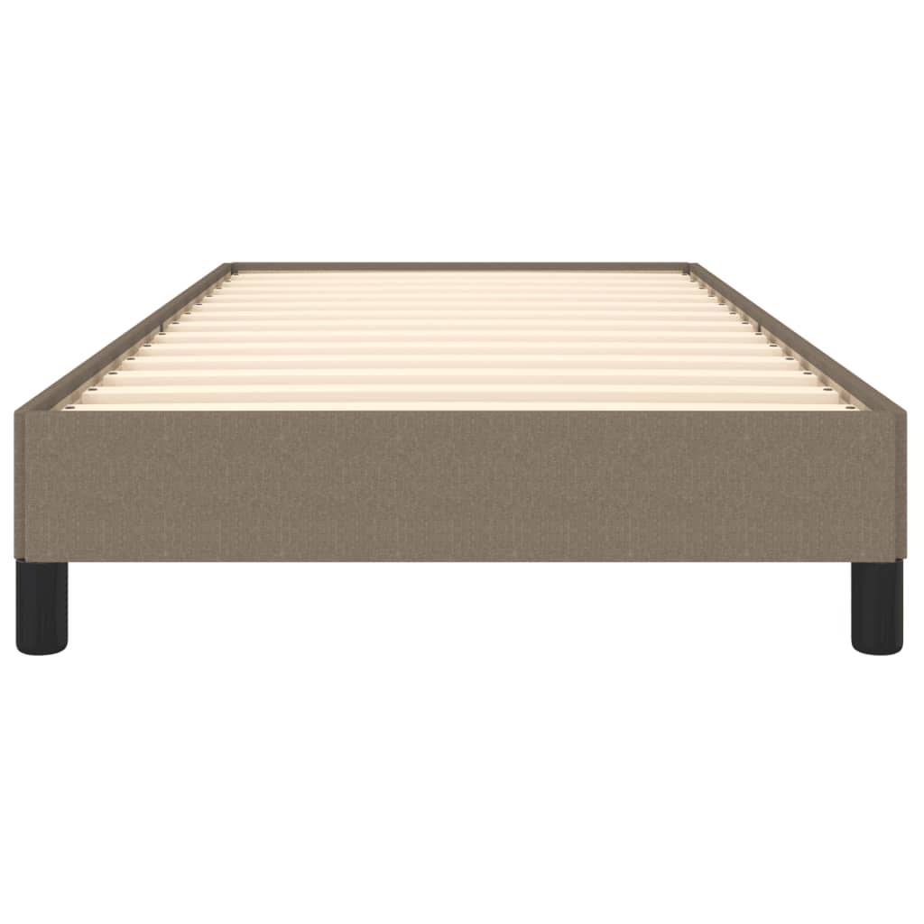 vidaXL Σκελετός Κρεβατιού Χωρίς Στρώμα Taupe 100 x 200 εκ. Υφασμάτινο