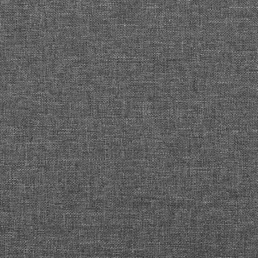 vidaXL Σκελετός Κρεβατιού Χωρίς Στρώμα Γκρι 140x200 εκ.Υφασμάτινο