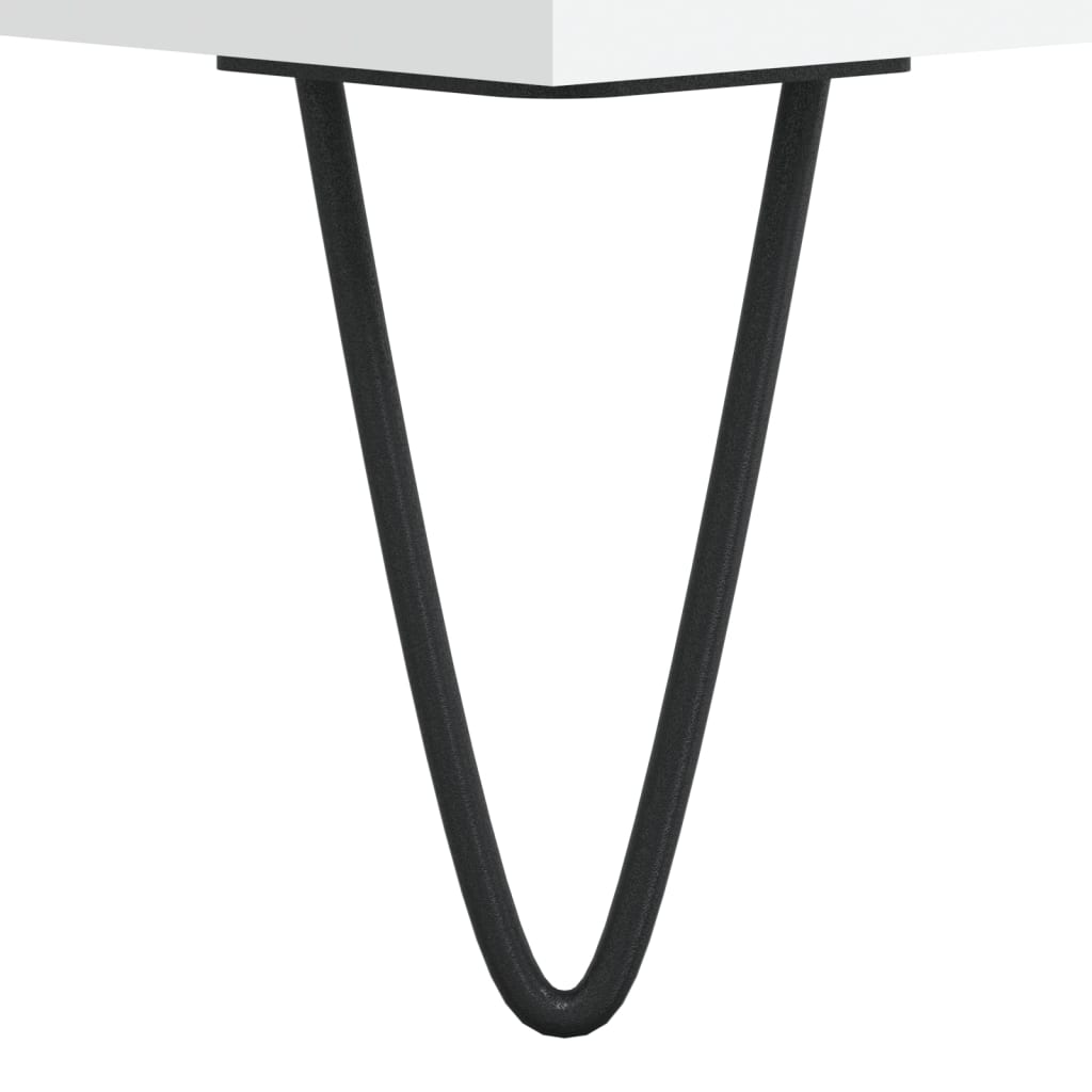vidaXL Μπουφές Λευκός 90 x 34 x 80 εκ. από Επεξεργασμένο Ξύλο
