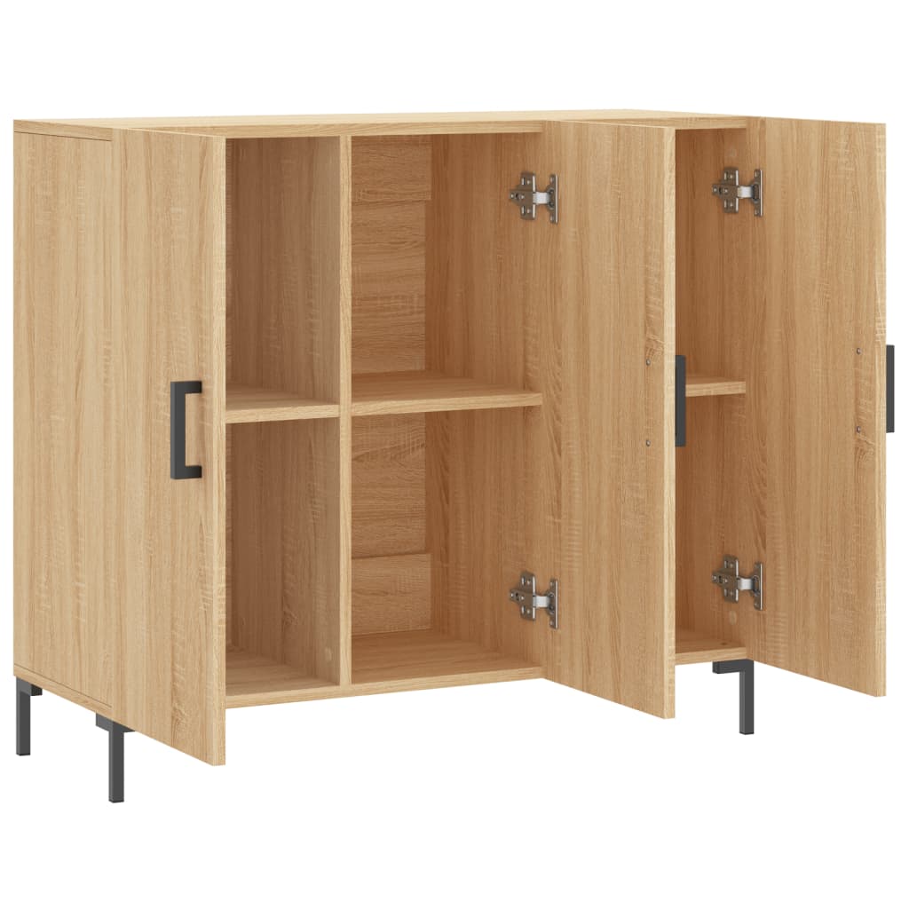 vidaXL Ντουλάπι Sonoma δρυς 90x34x80 εκ. Επεξεργασμένο Ξύλο