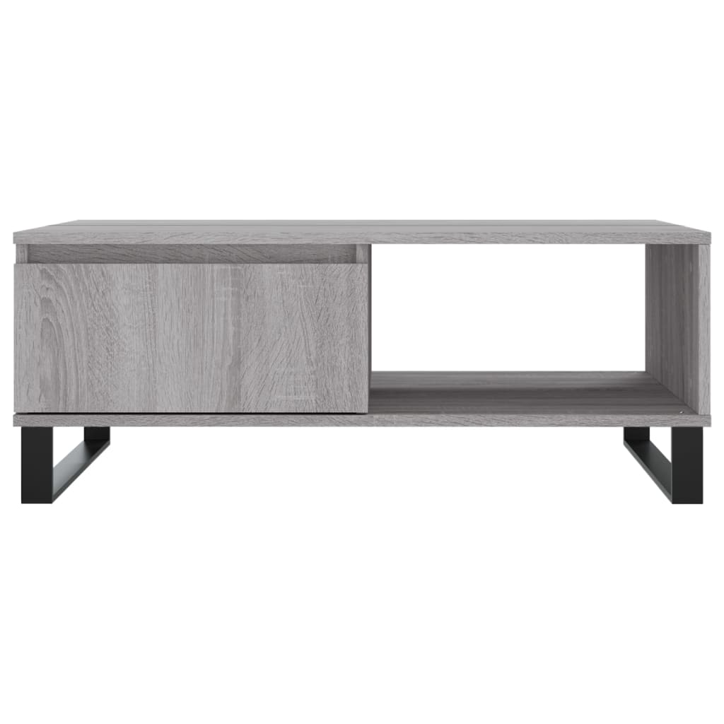 vidaXL Τραπεζάκι Σαλονιού Γκρι Sonoma 90x60x35 εκ. Επεξεργασμένο Ξύλο