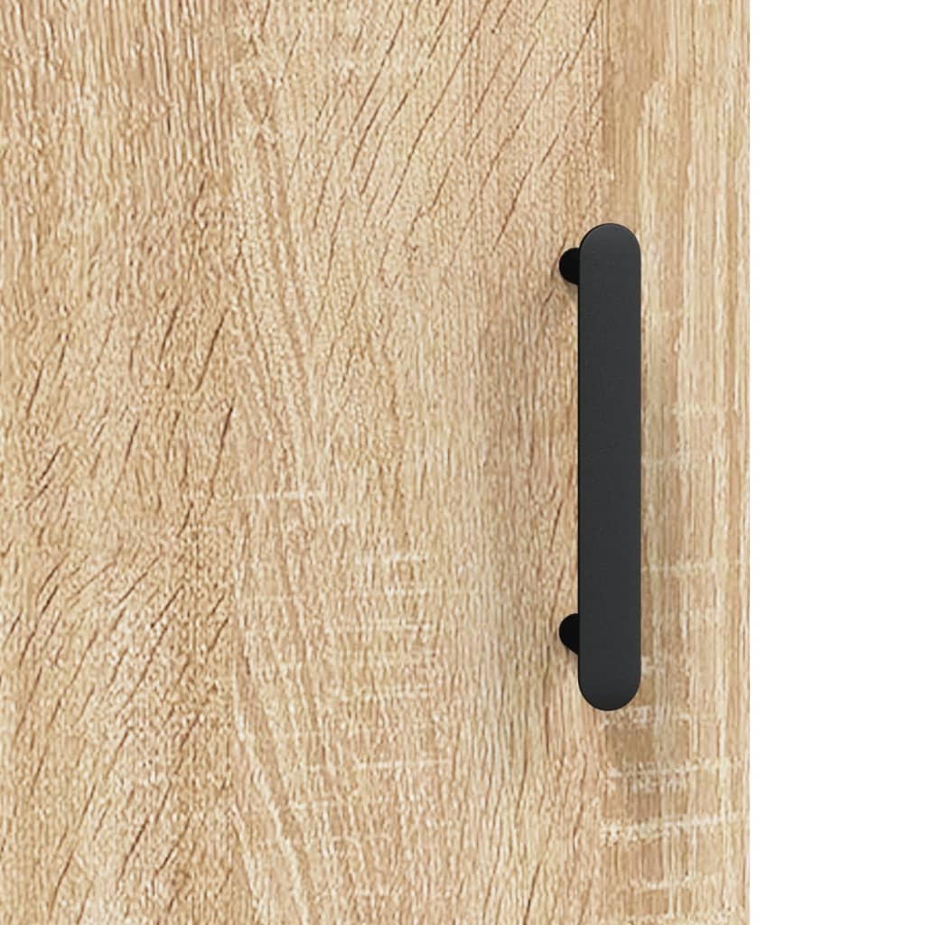 vidaXL Ντουλάπι Sonoma δρυς 69,5 x 34 x 180 εκ. από Επεξεργασμένο Ξύλο