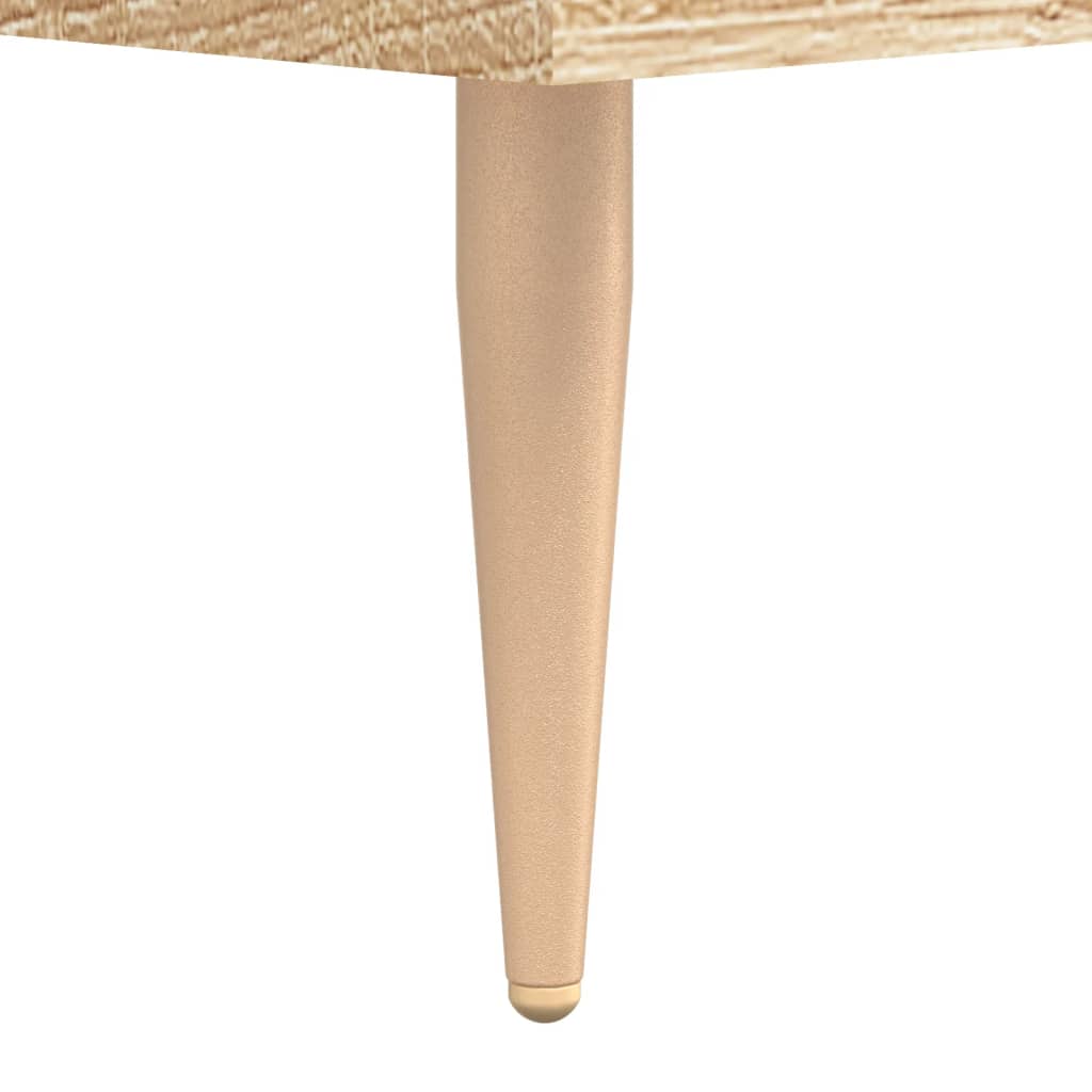 vidaXL Ντουλάπι Sonoma δρυς 69,5 x 34 x 180 εκ. από Επεξεργασμένο Ξύλο