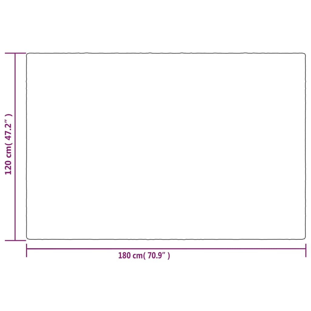 vidaXL Κουβέρτα Βαρύτητας με Κάλυμμα Γκρι 120x180 εκ. 5 κ. Υφασμάτινη