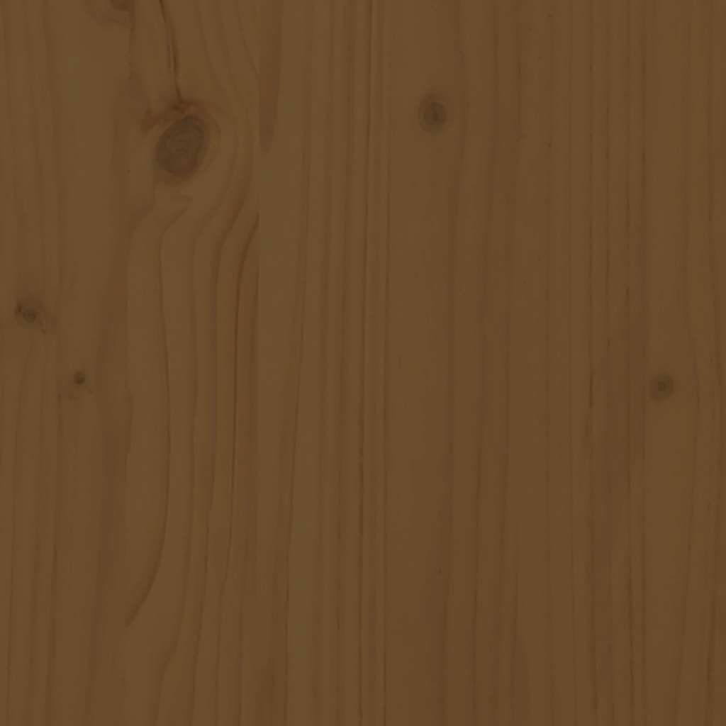 vidaXL Κουτί Αποθήκευσης Καφέ Μελί 110x50x45,5εκ από Μασίφ Ξύλο Πεύκου
