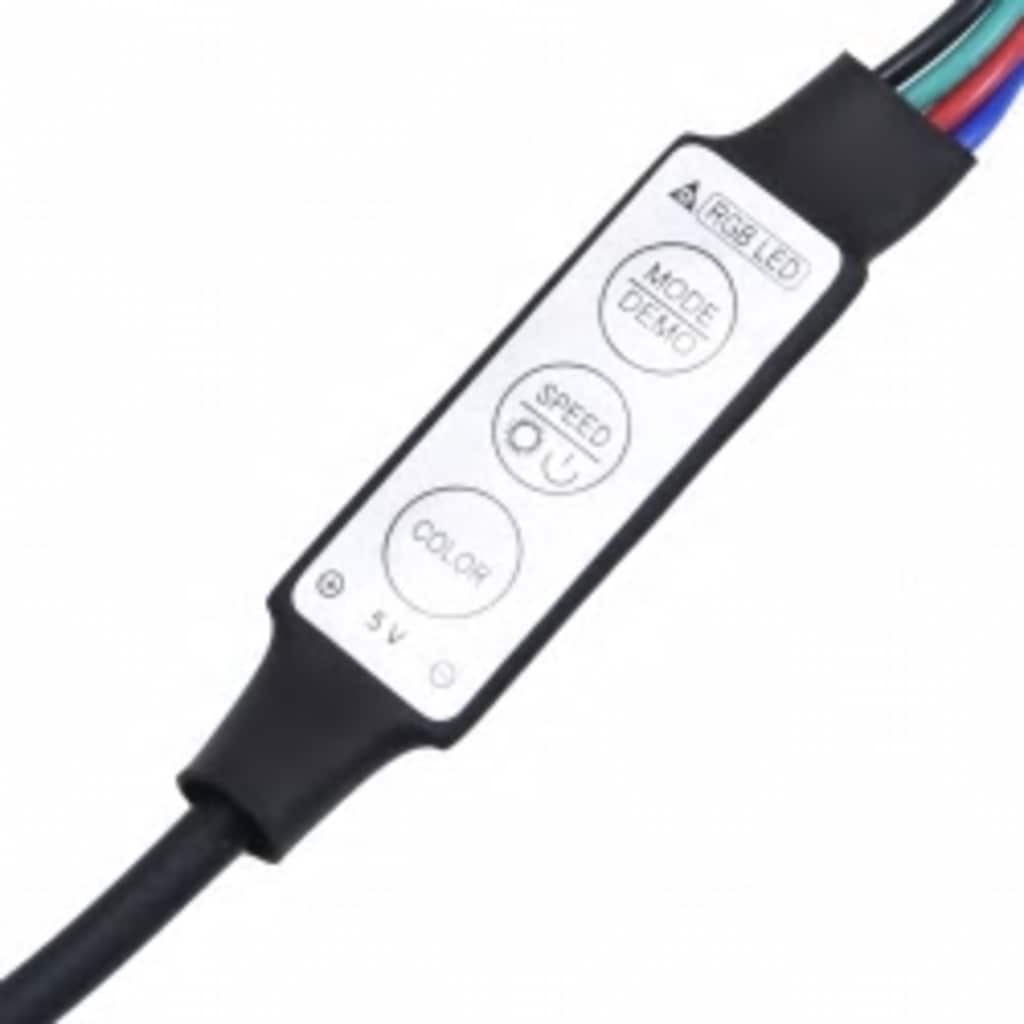 vidaXL Έπιπλο Τηλεόρασης με LED Sonoma Δρυς 260x36,5x40 εκ.