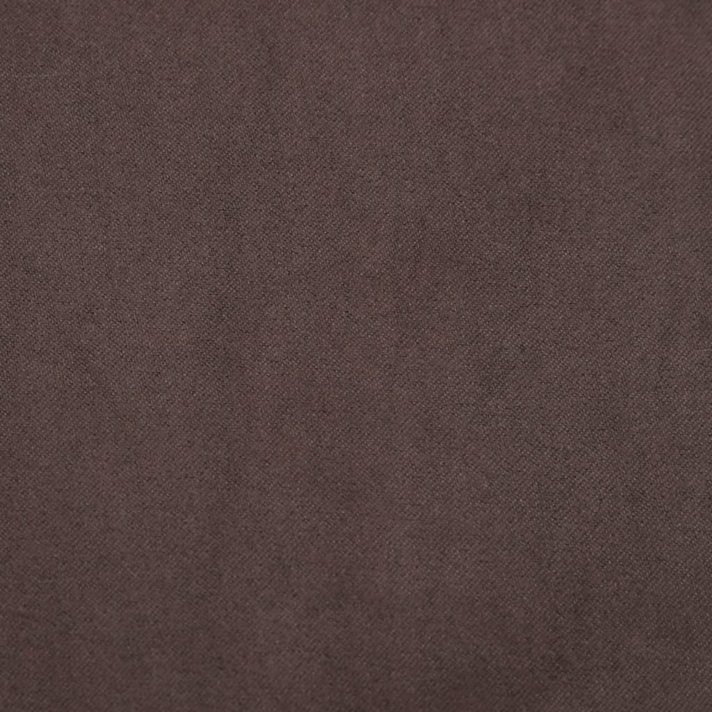 vidaXL Πολυθρόνα Κουνιστή Καφέ Υφασμάτινη με Σκαμπό